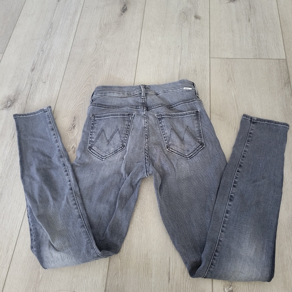 MOTHER Women's Skinny Jeans in Gray